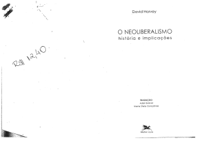 Neoliberalismo: Hist&oacute;ria e Implica&ccedil;&otilde;es
