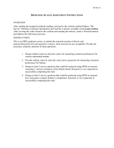 BUSI 614: Designing Scales Assignment Instructions