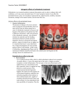 Iatrogenic Effects of Orthodontic Treatment