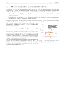 Maxwell Construction & Subcritical Isotherms in Thermodynamics