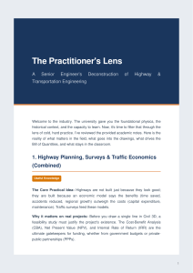 The Practitioner's Lens: Highway & Transportation Engineering Guide