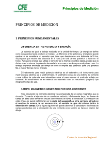 Principios de Medici&oacute;n: Electricidad y Medidores