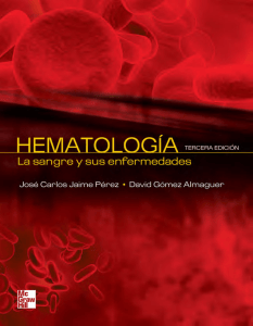 Hematolog&iacute;a: La sangre y sus enfermedades - Libro de texto