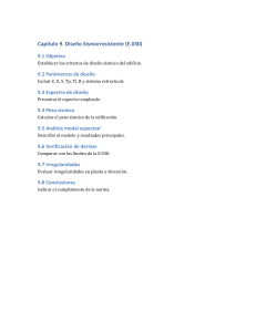 Cap&iacute;tulo 9: Dise&ntilde;o Sismorresistente (E.030)