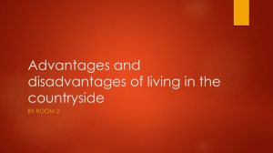 Advantages and Disadvantages of Living in the Countryside