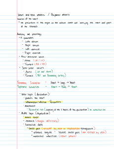 Heart and Neck Vessels: Anatomy & Physiology