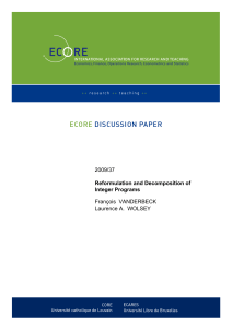 Reformulation and Decomposition of Integer Programs
