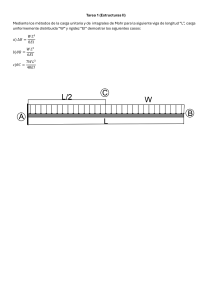 Deflexi&oacute;n de viga de ingenier&iacute;a estructural