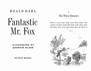 Fantastic Mr. Fox by Roald Dahl - Children's Novel