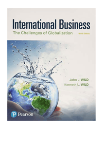 International Business: Challenges of Globalization (9th Ed.)