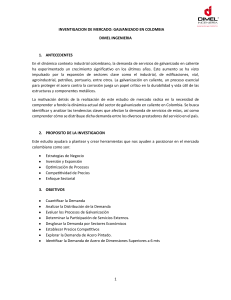 Investigaci&oacute;n de Mercado: Galvanizado en Colombia
