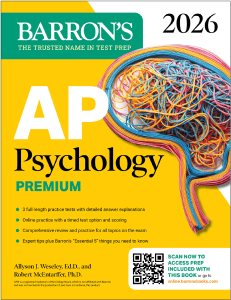Barron's AP Psychology Premium 2026 Review Book