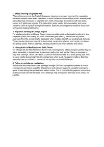 Bearings in Navigation: Real-World Applications