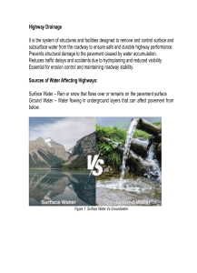 Highway Drainage: Systems and Water Sources