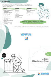 Lesiones M&uacute;sculoesquel&eacute;ticas: Causas, S&iacute;ntomas y Prevenci&oacute;n