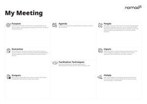 My Meeting Planning Template