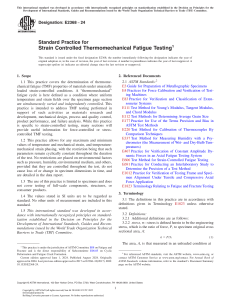 ASTM E2368-24: Strain Controlled Thermomechanical Fatigue Testing Standard