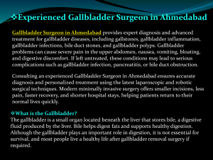 Experienced Gallbladder Surgeon in Ahmedabad - Expert Treatment