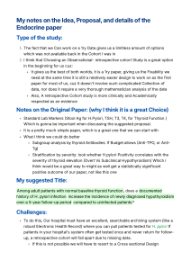 Endocrine Research Proposal: H. pylori & Hypothyroidism