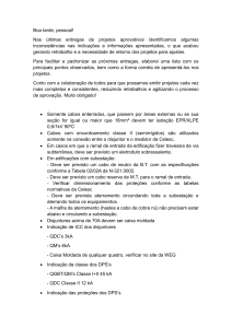 Guia de Requisitos para Projetos El&eacute;tricos