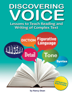 Discovering Voice: Lessons for Reading & Writing Complex Text