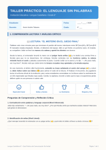 Taller Pr&aacute;ctico: El Lenguaje Sin Palabras - Gu&iacute;a de Comunicaci&oacute;n No Verbal