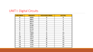 Digital Circuits & Microprocessor 8085: Number Systems & Components