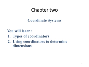 Coordinate Systems Chapter: 1D, 2D, 3D Systems Explained
