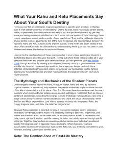 Rahu and Ketu Placements: Your Soul's Destiny Explained