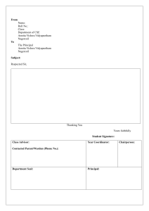 CSE Student Formal Letter Template - Amrita Vishwa Vidyapeetham