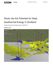 Deep Geothermal Energy Potential in Scotland Study