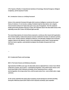 The Tapestry of Reality: Cosmology, Quantum Physics, and Biological Complexity