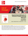Organizational Behavior: Practical Problem-Solving Approach 3rd Ed