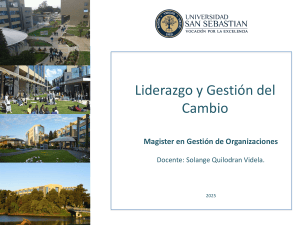 Liderazgo y Gesti&oacute;n del Cambio - Mag&iacute;ster en Gesti&oacute;n de Organizaciones