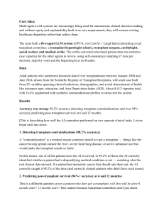 AI in Transplant Committees: Equity and Explainability Risks