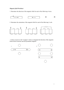 Magnetic Field Worksheet: Physics Questions & Diagrams