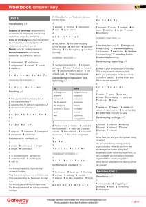 B2 Workbook answer key