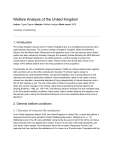 Welfare Analysis of the United Kingdom
