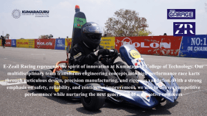 E-Zeall Racing: Race Kart Engineering at Kumaraguru College