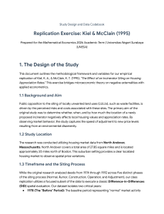 Kiel & McClain 1995 Replication: Study Design & Data Codebook