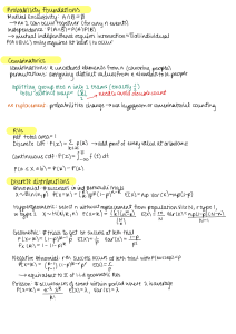Fundamentos de Probabilidad y Estad&iacute;stica: Distribuciones y Combinatoria