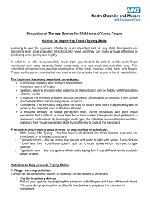 Advice for Improving Touch Typing Skills for Children