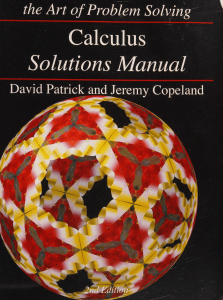  OceanofPDF.com the Art of Problem Solving Calculus - David Patrick