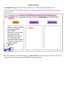 Details into Drafts: Narrative Writing Worksheet