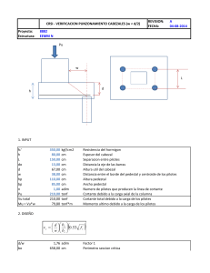 Verificaci&oacute;n de Punzonamiento en Cabezales de Pilotes (w < d/2)