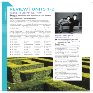C1 English Review Units 1-2 Workbook Key
