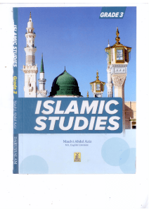 Islamic Studies Grade 3 Textbook