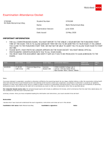 ACCA Financial Reporting Exam Docket June 2026