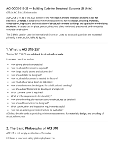 ACI 318-25 Building Code for Structural Concrete