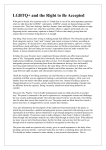 LGBTQ+ Acceptance: Rights and Societal Challenges